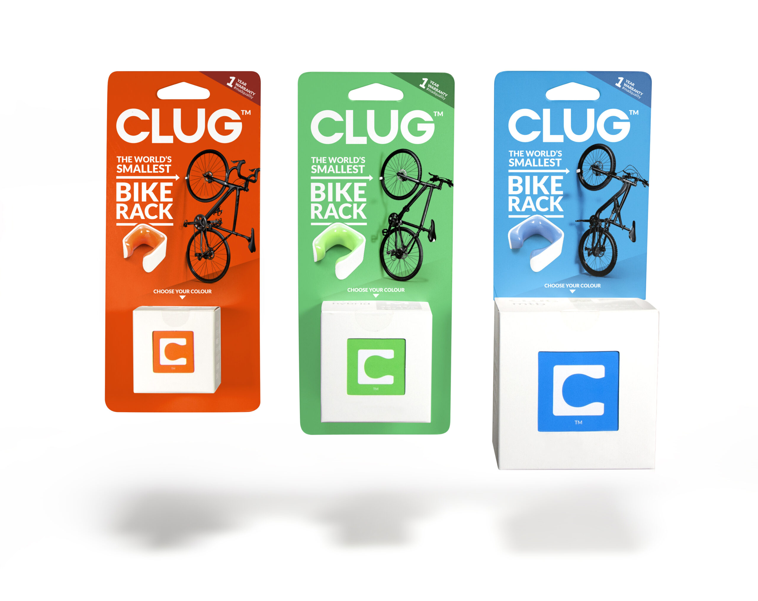 CLUG Bike Clip - Winner of  the DIELINE Awards Best Product Packaging 2015